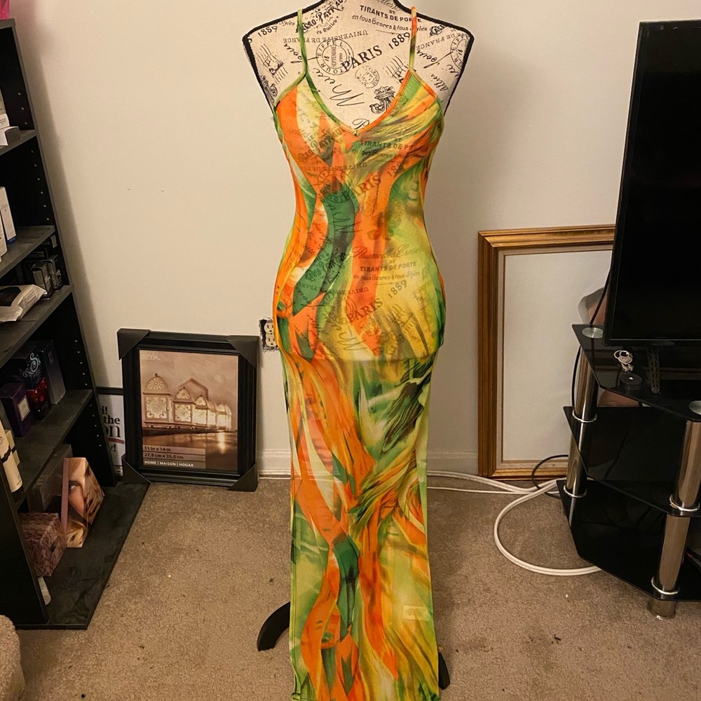 Tropical Maxi Dress